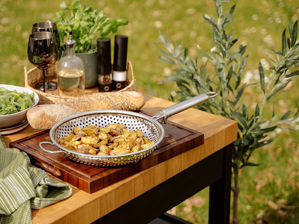 BBQ-GRILLPFANNE MIT ABNEHMBAREM GRIFF 28 CM - Image 6