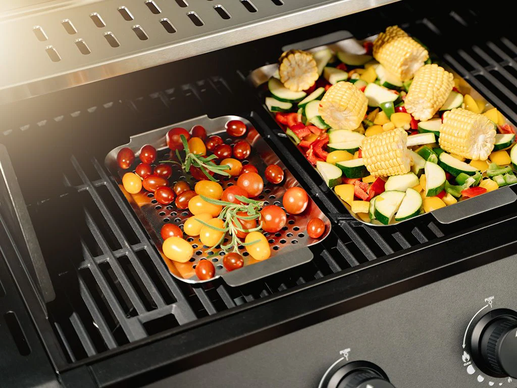 BBQ-SCHALE AUS EDELSTAHL 33×18 CM - Image 2