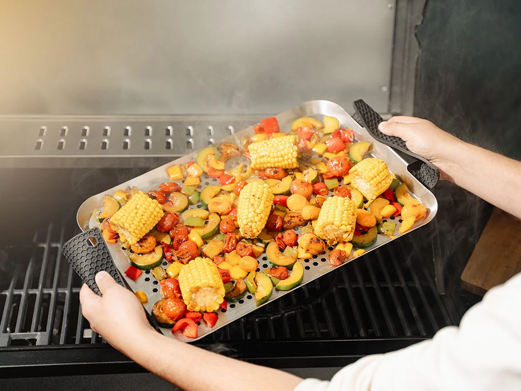 BBQ-SCHALE AUS EDELSTAHL 50×30 CM - Image 2