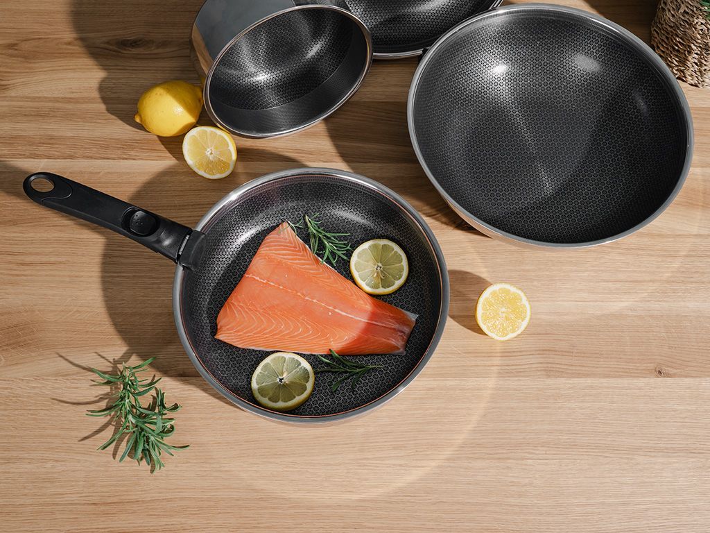 BRATPFANNE MIT ABNEHMBAREM GRIFF 30CM SET - Image 5