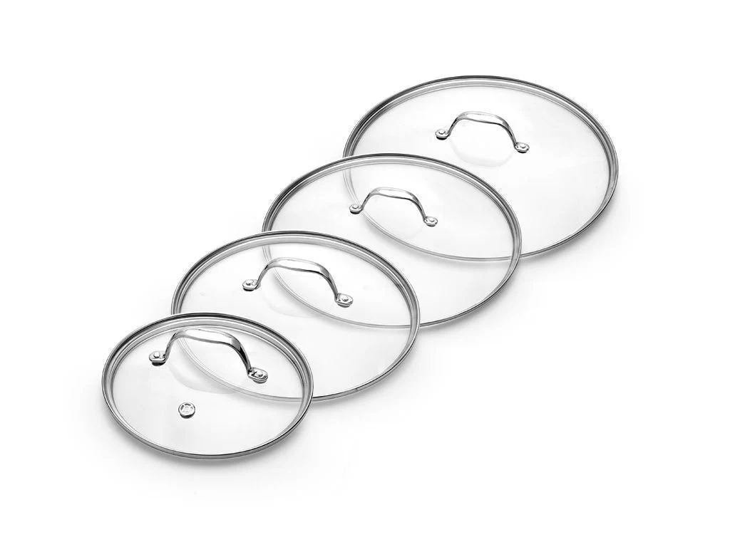 GLASDECKEL-SET 18/24/26/28 CM – 4-TEILIG