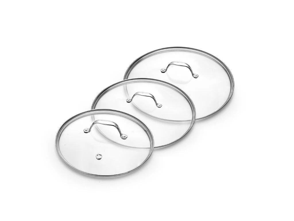 GLASDECKEL-SET 24/26/28 CM – 3-TEILIG