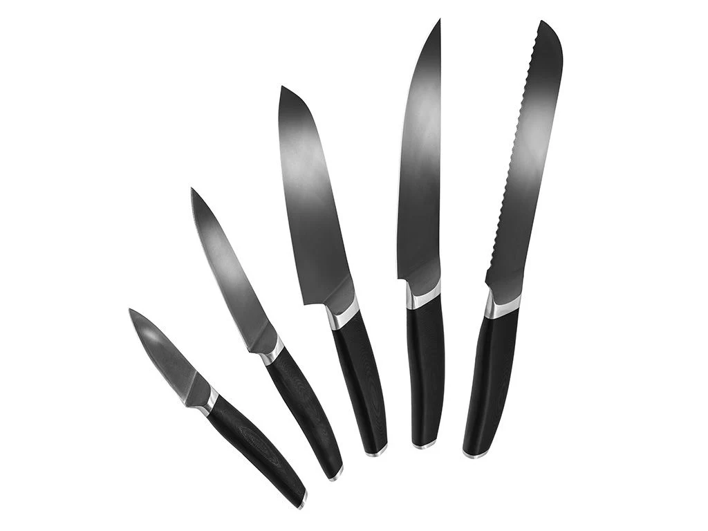 KERAMIK-STAHL-HYBRID 5-TEILIGES ALLROUND-MESSERSET