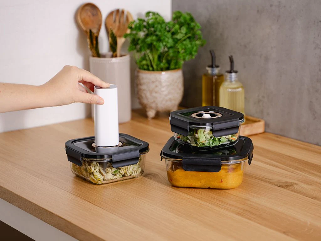 QUADRATISCHER VACUUM-GLASBEHÄLTER – 525ML - Image 3