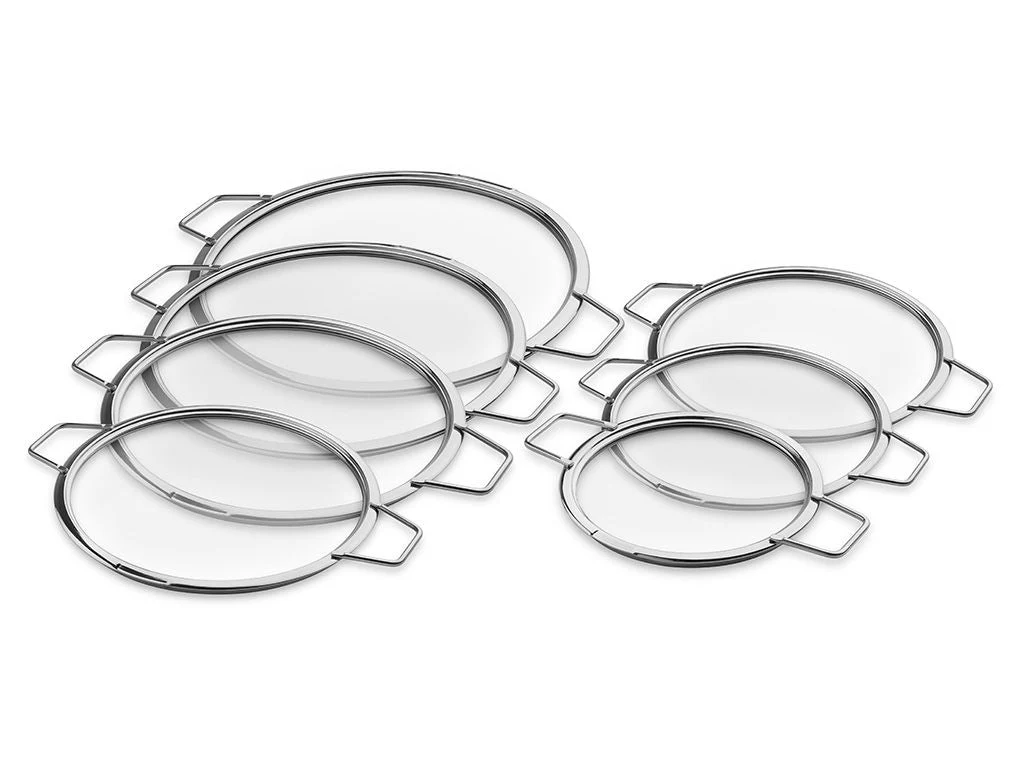 STAPELBARE GLASDECKEL – 18/ 20/ 24/ 26/ 28/ 30/ 32 CM – 7 TEILE