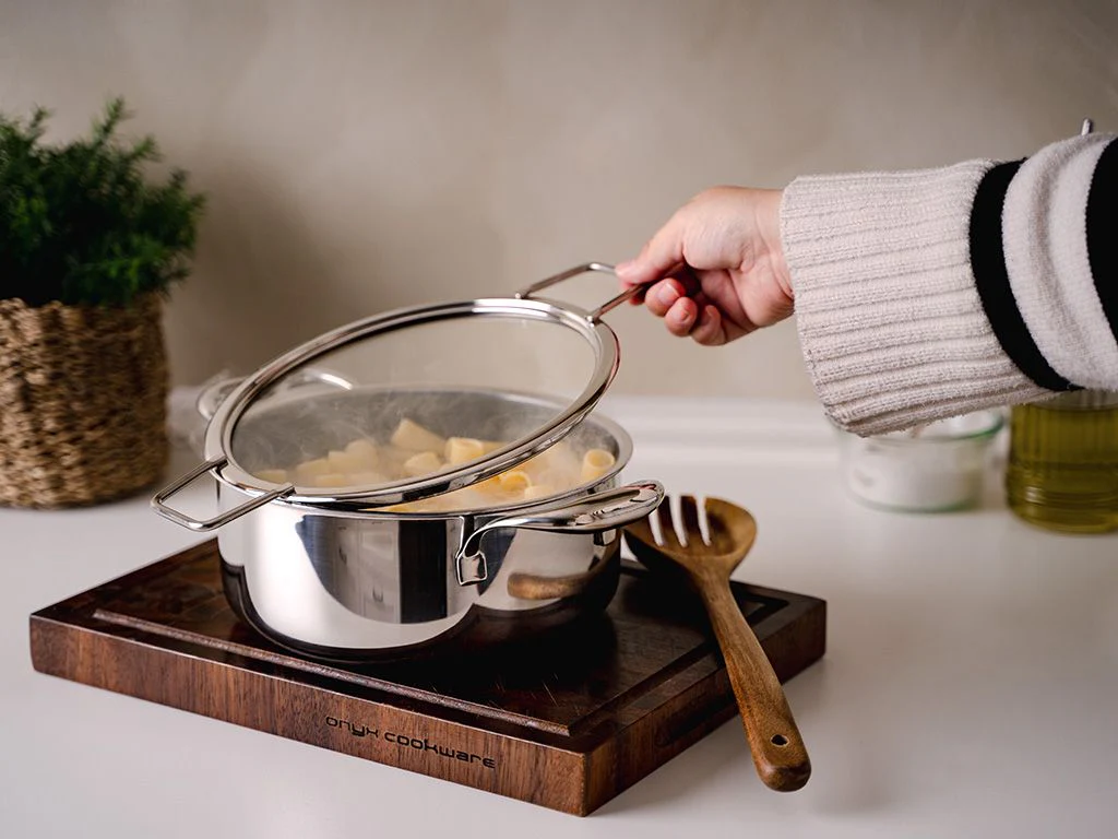 STAPELBARE GLASDECKEL – 18/ 24/ 26/ 28/ 30 CM – 5 TEILE - Image 4
