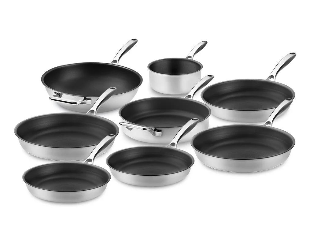 ZERO – NATÜRLICHES NON-STICK KOCHGESCHIRR-SET - 8-TEILIG